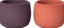 Intratuin bloempot Jela paars D 15 H 13 cm