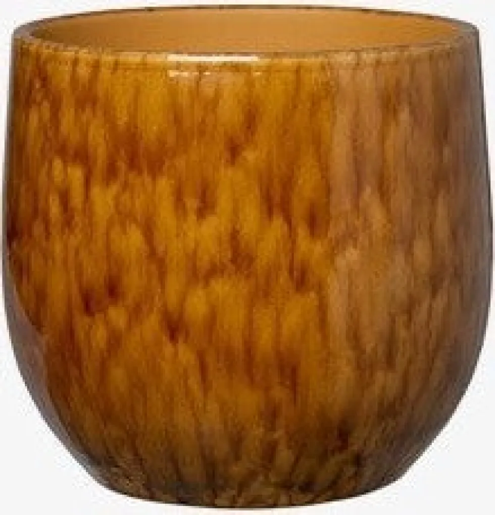 Intratuin bloempot Jin terracotta D 16 H 16 cm