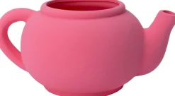Intratuin bloempot Jody theepot donkerroze 26 x 19 x 12 cm