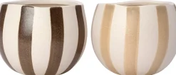 Intratuin bloempot Jude beige D 20,7 H 16,8 cm