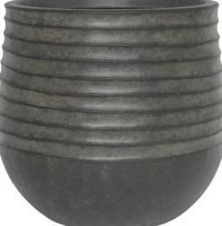 Intratuin bloempot Lars antraciet D 40 H 37 cm