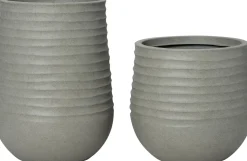 Intratuin bloempot Lars grijs D 30 H 28 cm