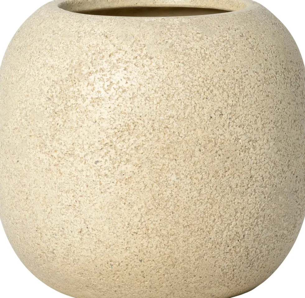 Intratuin bloempot Linda beige D 34 H 26 cm