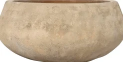 Intratuin bloempot Lisa beige D 22 H 12 cm