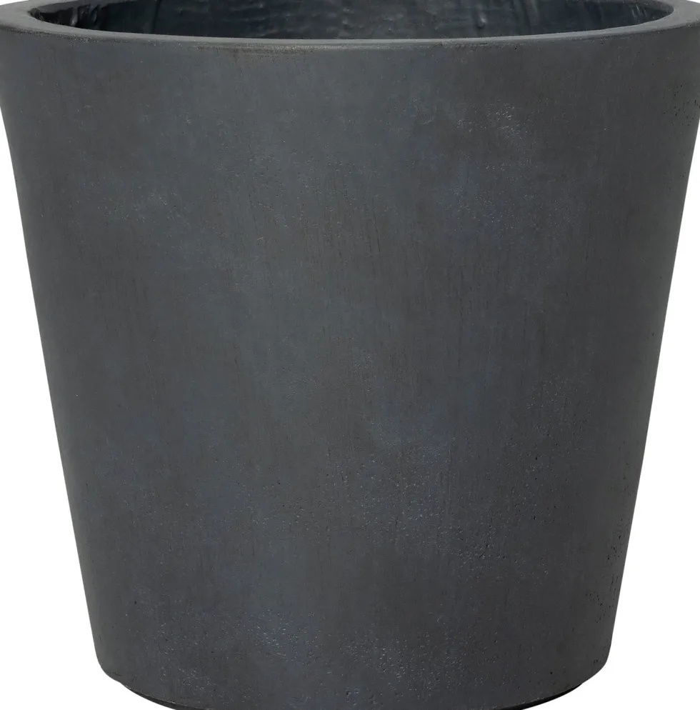 Intratuin bloempot Liv donkergrijs D 18 H 17 cm