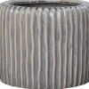 Intratuin bloempot Louva beige D 21 H 17 cm