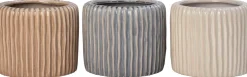 Intratuin bloempot Louva crème D 9 H 8 cm