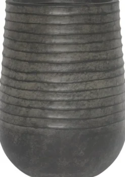 Intratuin bloempot Luuk antraciet D 39 H 51 cm