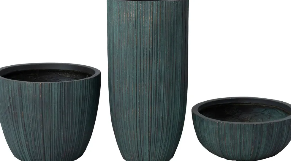 Intratuin bloempot Maas blauw D 27 H 56,5 cm