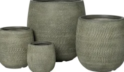 Intratuin bloempot Mandy groen D 24 H 23,5 cm