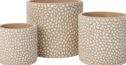 Intratuin bloempot Maren crème D 17,5 H 16