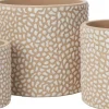 Intratuin bloempot Maren crème D 14 H 13
