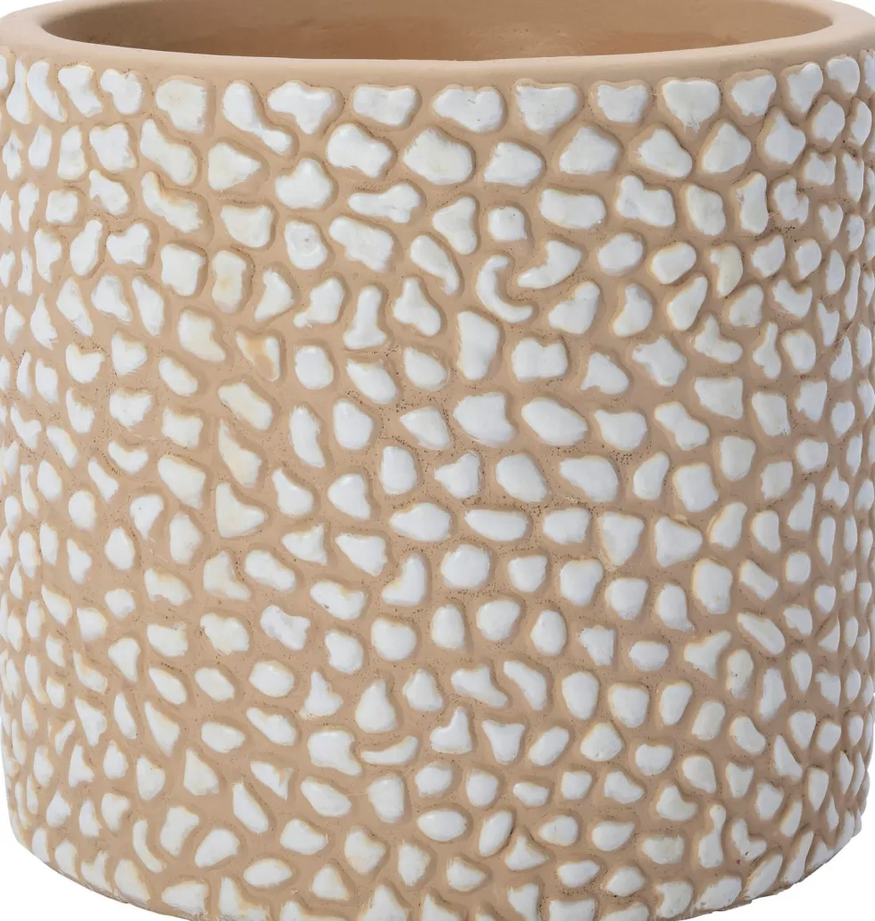Intratuin bloempot Maren crème D 14 H 13