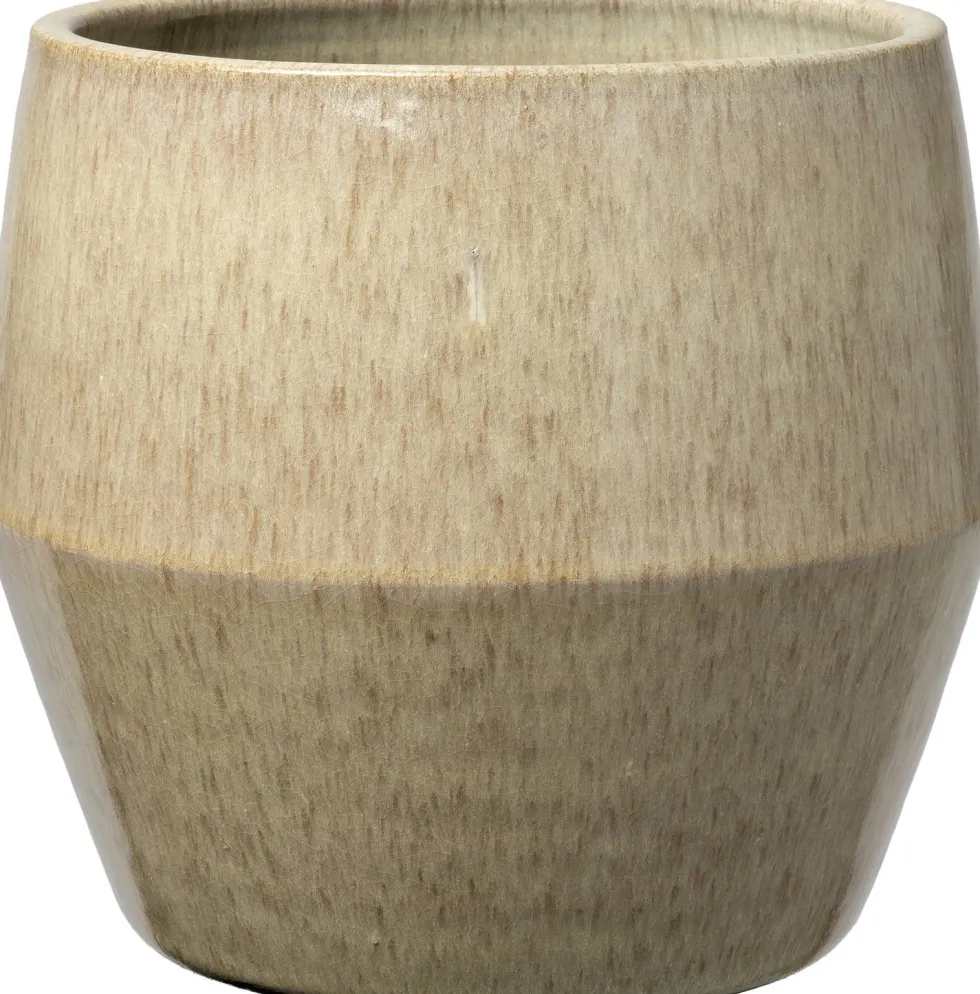 Intratuin bloempot Maure beige D 26 H 24 cm