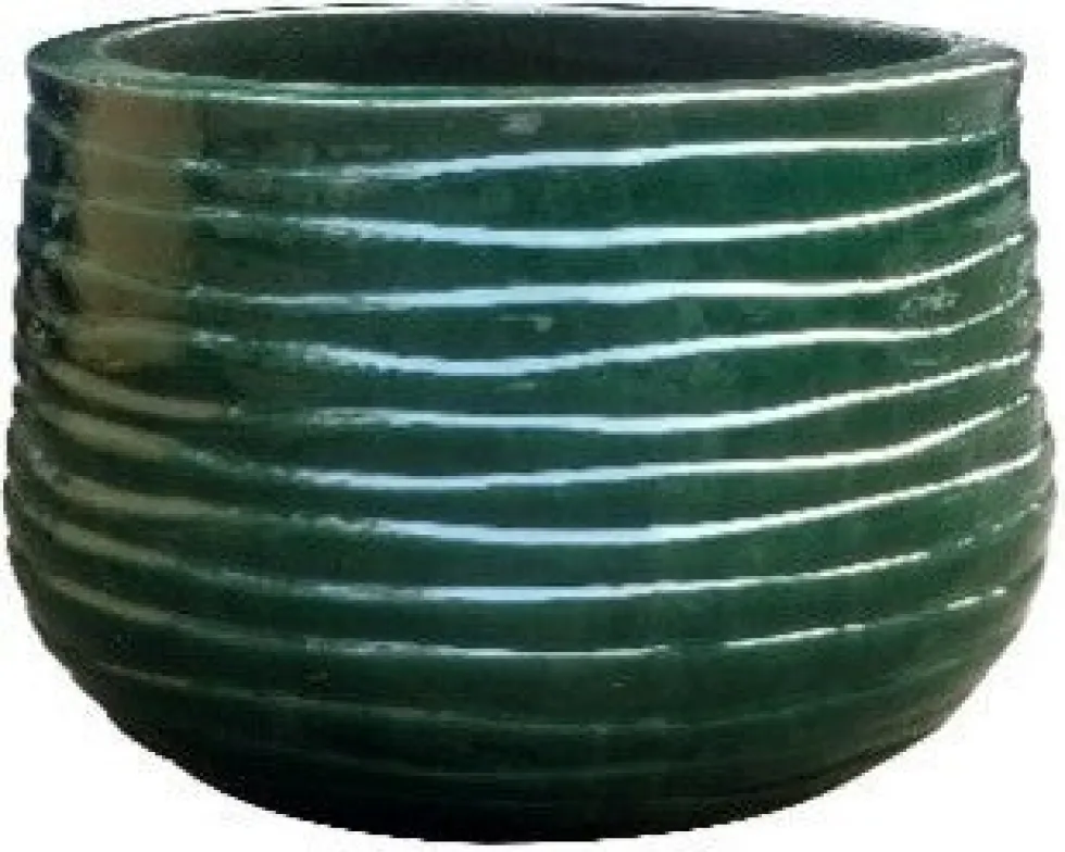 Intratuin bloempot Meave groen D 50 H 46 cm