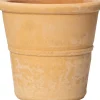 Intratuin bloempot Mees beige D 10 H 10 cm