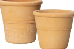 Intratuin bloempot Mees beige D 12 H 12 cm