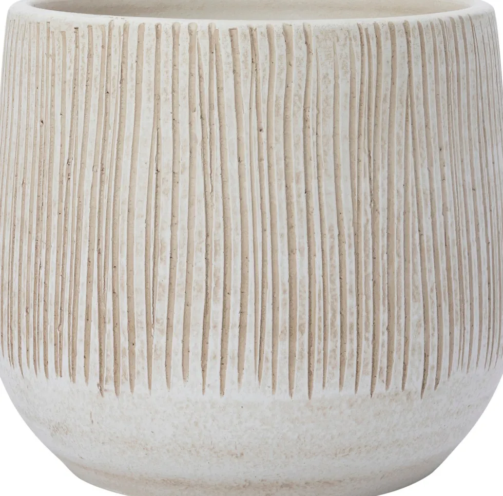 Intratuin bloempot Melle crème D 19 H 17 cm