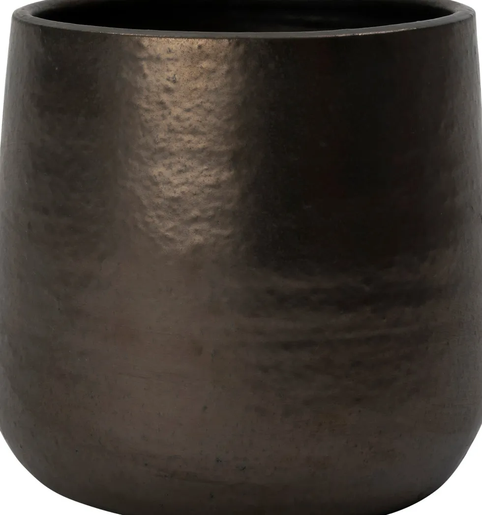 Intratuin bloempot Momo koper / bruin D 21 H 19 cm