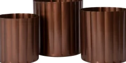 Intratuin bloempot Morgan koper D 22 H 22 cm
