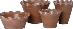 Intratuin bloempot Nador rood D 18 H 20 cm