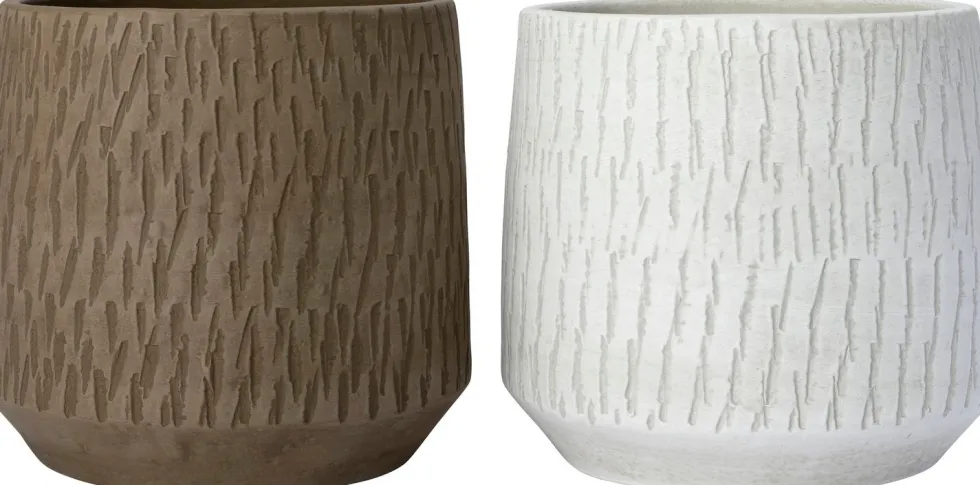 Intratuin bloempot Niamh bruin D 22 H 20 cm