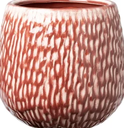 Intratuin bloempot Norea rood D 9,5 H 8,5 cm