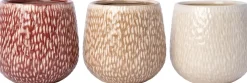 Intratuin bloempot Norea rood D 9,5 H 8,5 cm