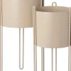 Intratuin bloempot op poten Julio beige D 18 H 40 cm