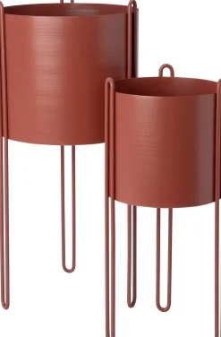 Intratuin bloempot op poten Julio terracotta D 23 H 50 cm