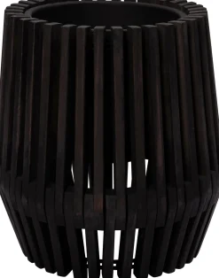 Intratuin bloempot op poten Latten zwart D 39 H 40 cm