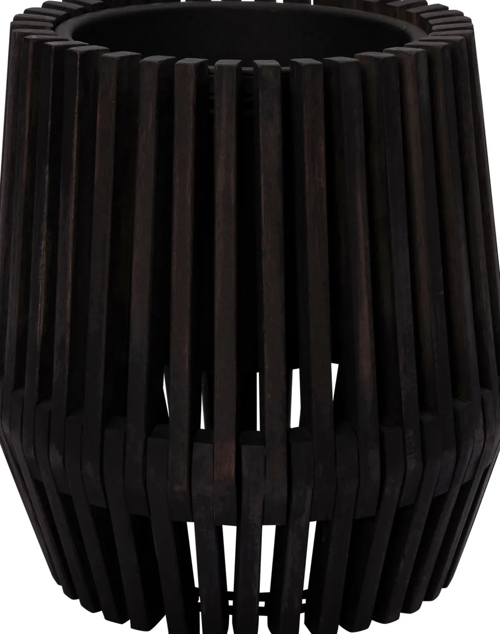 Intratuin bloempot op poten Latten zwart D 39 H 40 cm
