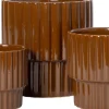 Intratuin bloempot op voet Aira bruin D 12,1 H 12 cm