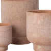Intratuin bloempot op voet Badal terracotta D 10 H 11 cm