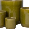 Intratuin bloempot Rijk groen D 12 H 12 cm