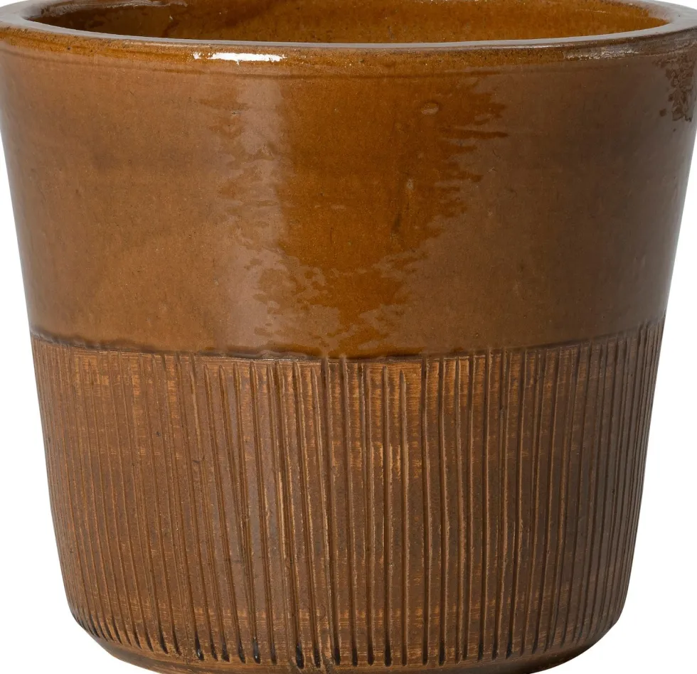 Intratuin bloempot Ruben bruin D 27 H 24 cm