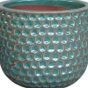 Intratuin bloempot Ruby turqouise D 27 H 25 cm