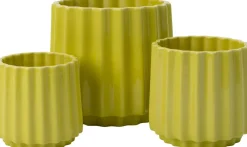 Intratuin bloempot Stijn groen D 17 H 16 cm