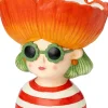 Intratuin bloempot Sunny Shades rood 36 x 28 x 38 cm