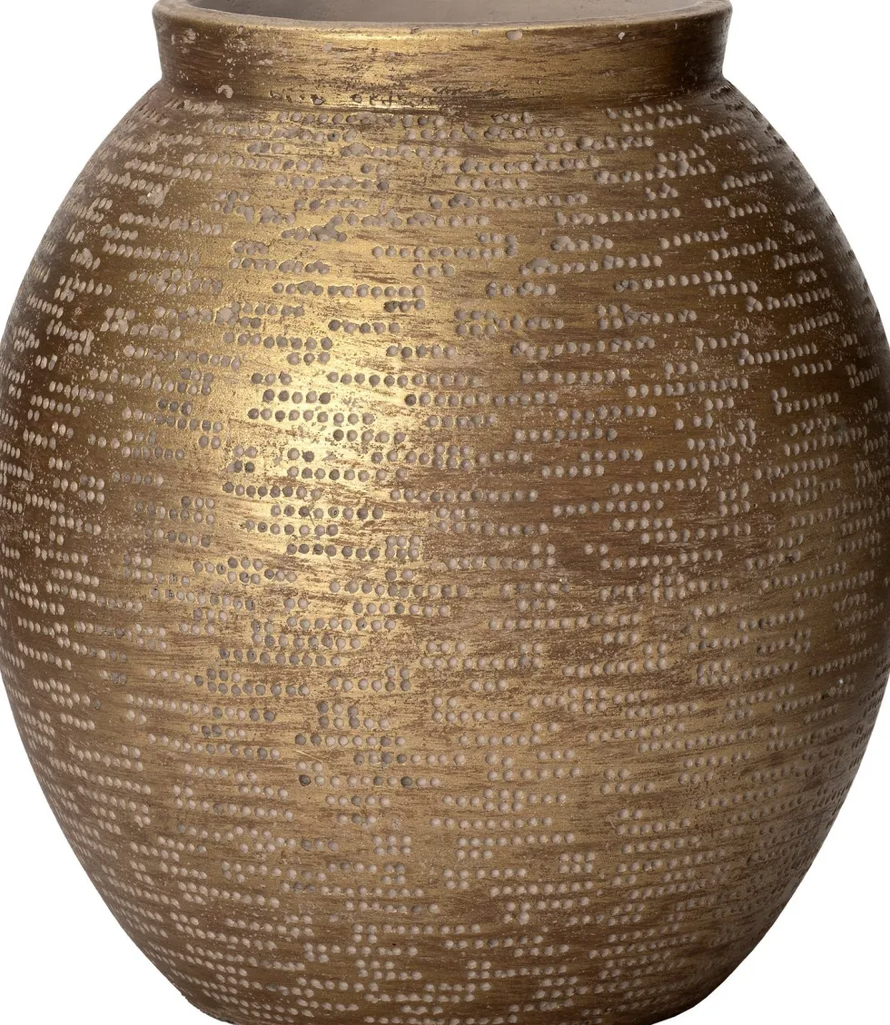 Intratuin bloempot Tendai goud D 23 H 25 cm