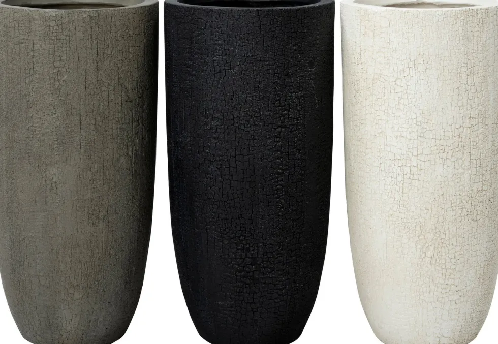 Intratuin bloempot Tom zwart D 27 H 56,5 cm