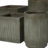 Intratuin bloempot Tube bruin 44,5 x 44,5 x 43 cm