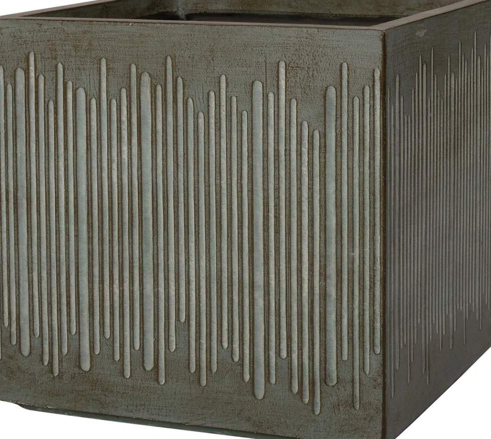 Intratuin bloempot Tube bruin 44,5 x 44,5 x 43 cm