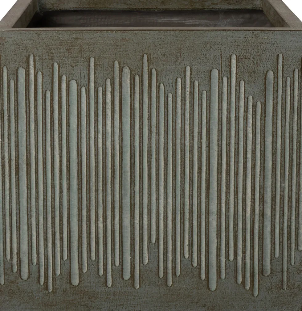 Intratuin bloempot Tube bruin 44,5 x 44,5 x 43 cm