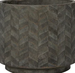 Intratuin bloempot Ulla zwart D 32 H 26 cm