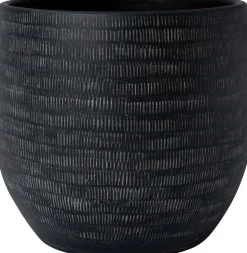 Intratuin bloempot Xanna antraciet D 27 H 25 cm
