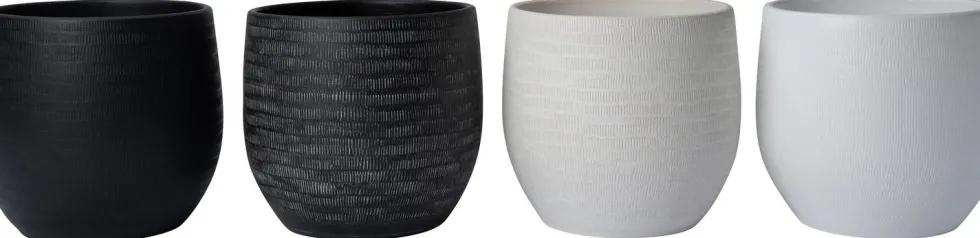 Intratuin bloempot Xanna crème D 27 H 25 cm