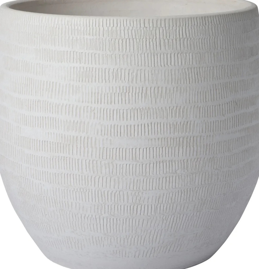 Intratuin bloempot Xanna crème D 27 H 25 cm