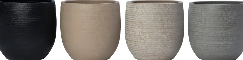 Intratuin bloempot Xanna zand D 27 H 25 cm