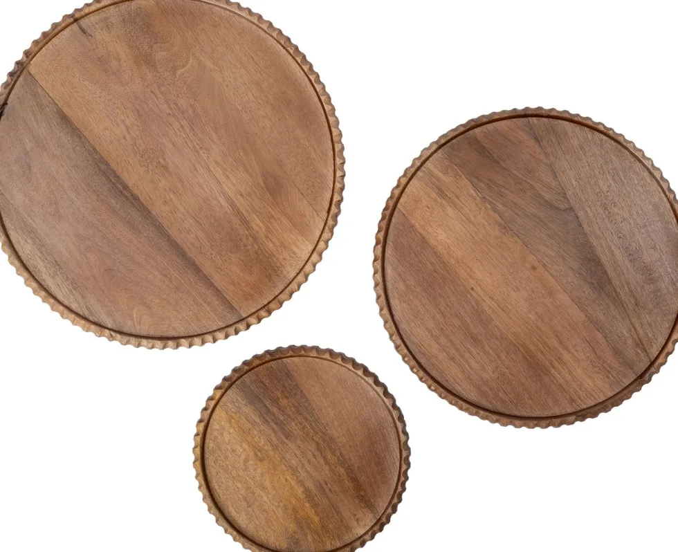 Intratuin decoratiebord Cyra naturel D 34 H 1,5 cm